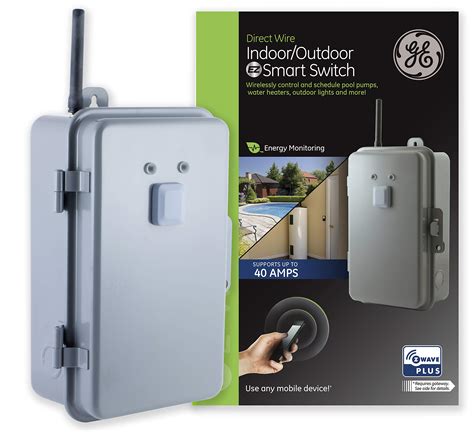 ge z-wave plus 40-amp indoor/outdoor metal box smart switch manual|GE Z.